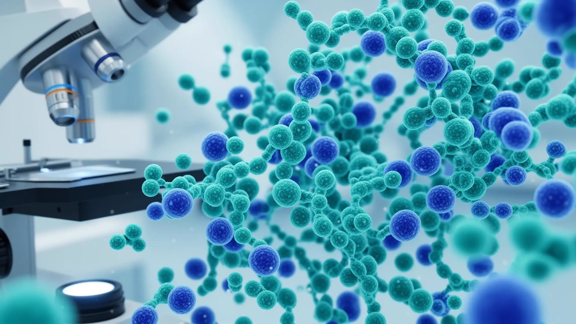 Cord blood-derived endothelial colony forming cells under microscope